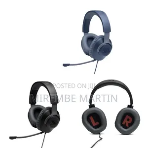 JBL Quantum 100 Wired Over Ear Gaming Headphones With Mic, 40mm