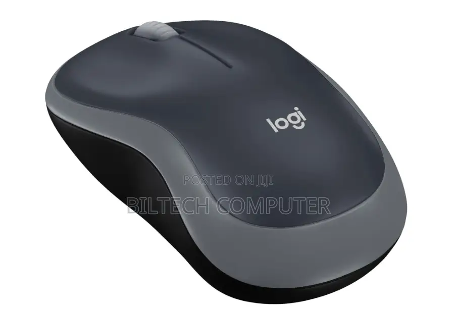 Logitech M185 Compact Ambidextrous 2.4 GHz Wireless Mouse - Swift Grey