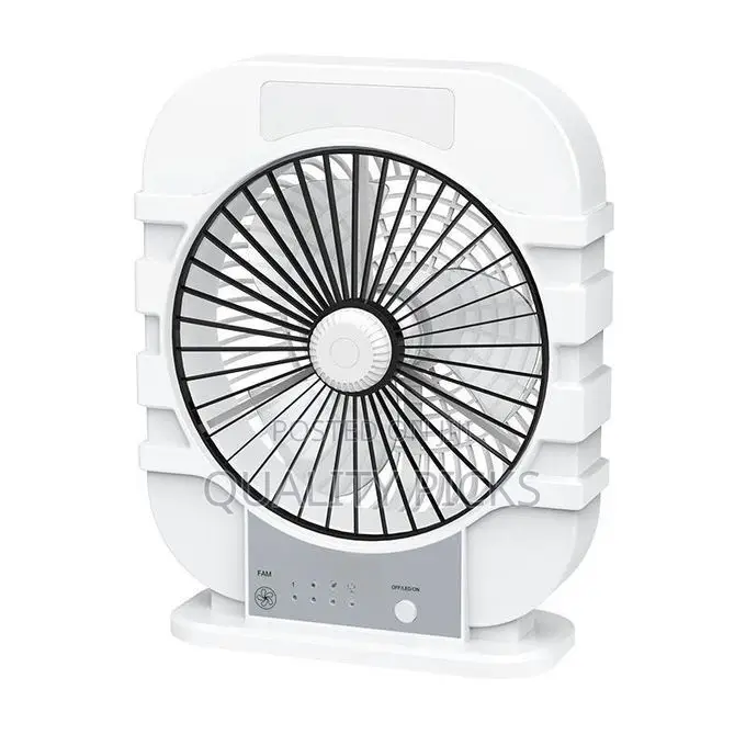 8 Inch Portable Rechargeable Box Desktop Fan