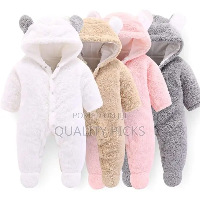 Baby Clothes Warmer Snowsuit Teddy Bear Onesie