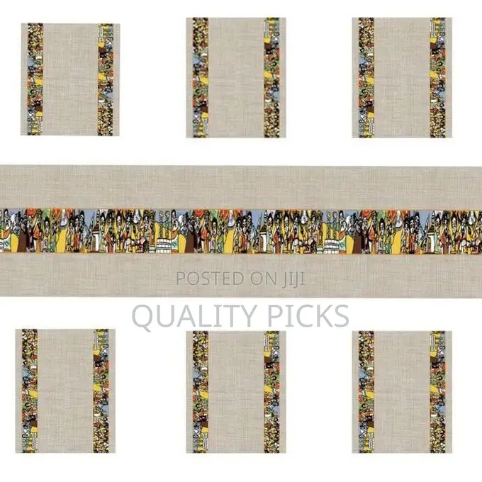 Modern Habesha Placemats and Table Runner Set