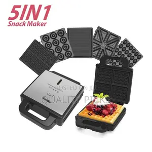 5 in 1 Waffle Maker Sandwich Maker Barbecue Grill