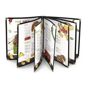 A4 8.5"x11" Restaurant Menu Book Covers/Wine List With Logo
