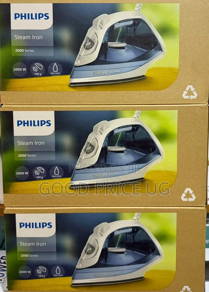 Philips 2000 Series Steam Iron, 2000W of Power