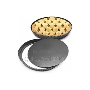 Non-Stick Stainless Steel Tart Pan Pie Pan With Lifting Base