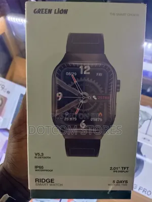 Green Lion Ridge Smart Watch - Black