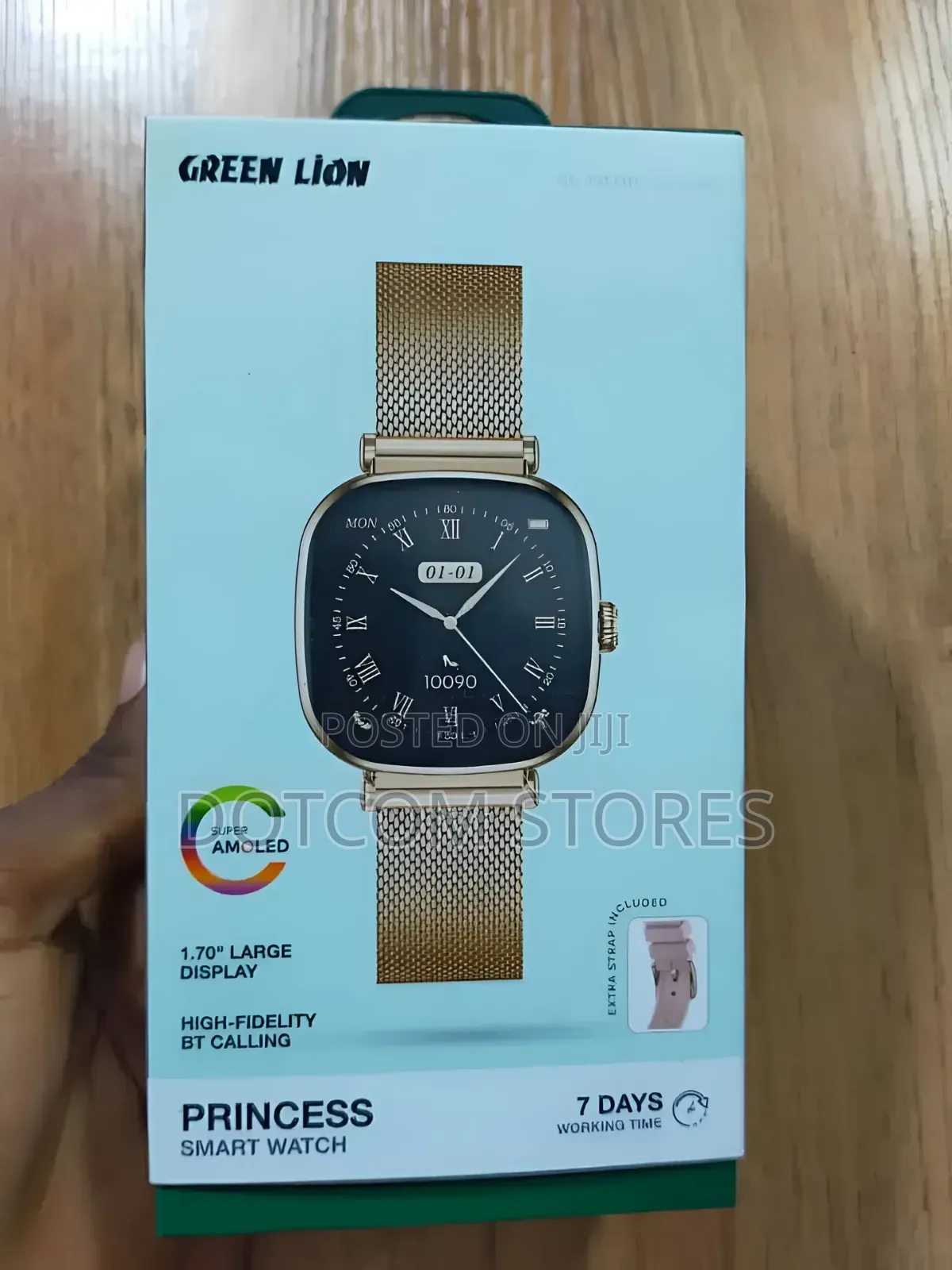 Green Lion Princess Smart Watch - Gold