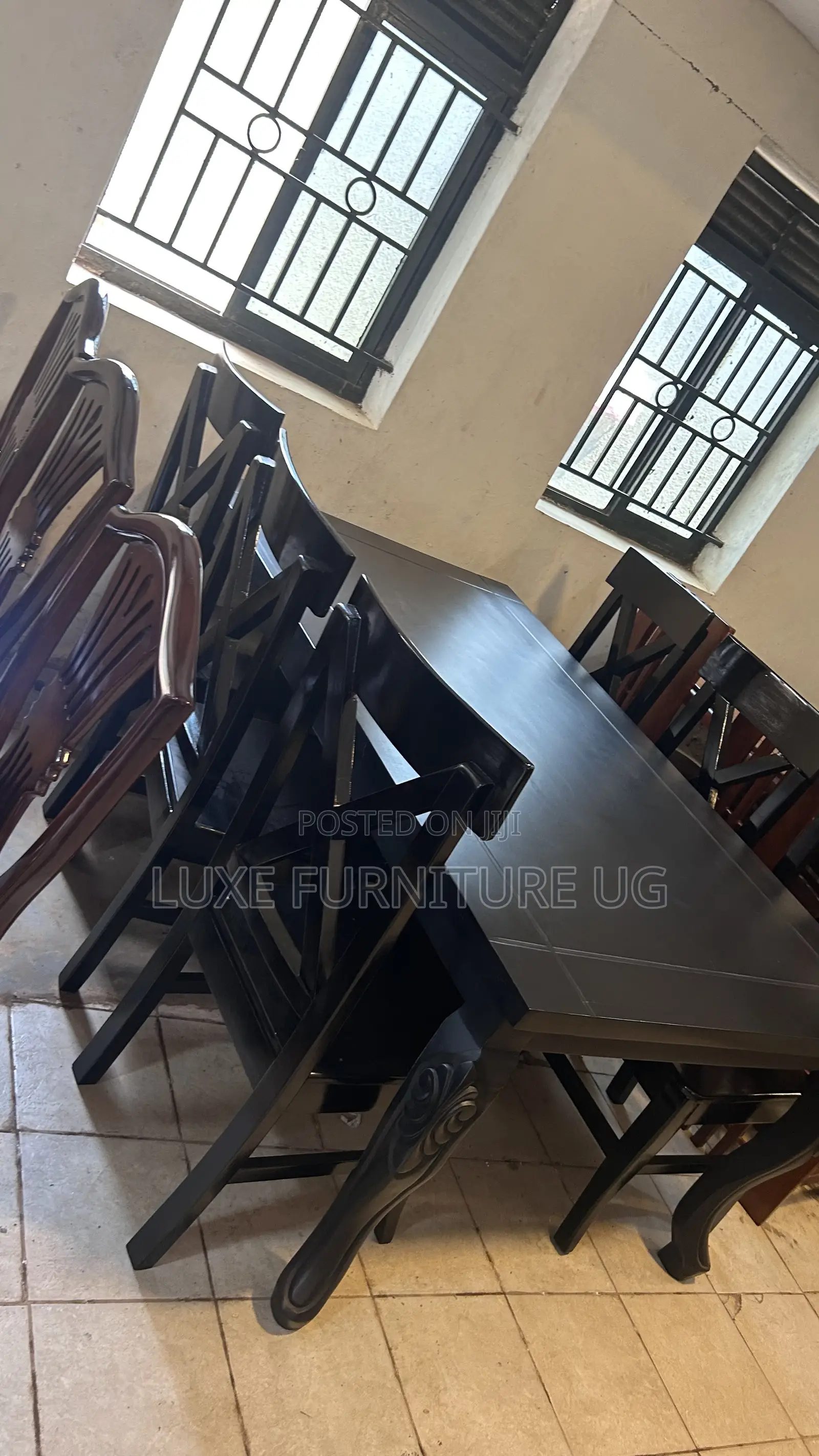 Six Seater Mahogany Dining Table