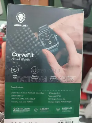 Green Lion Curve Fit Smart Watch