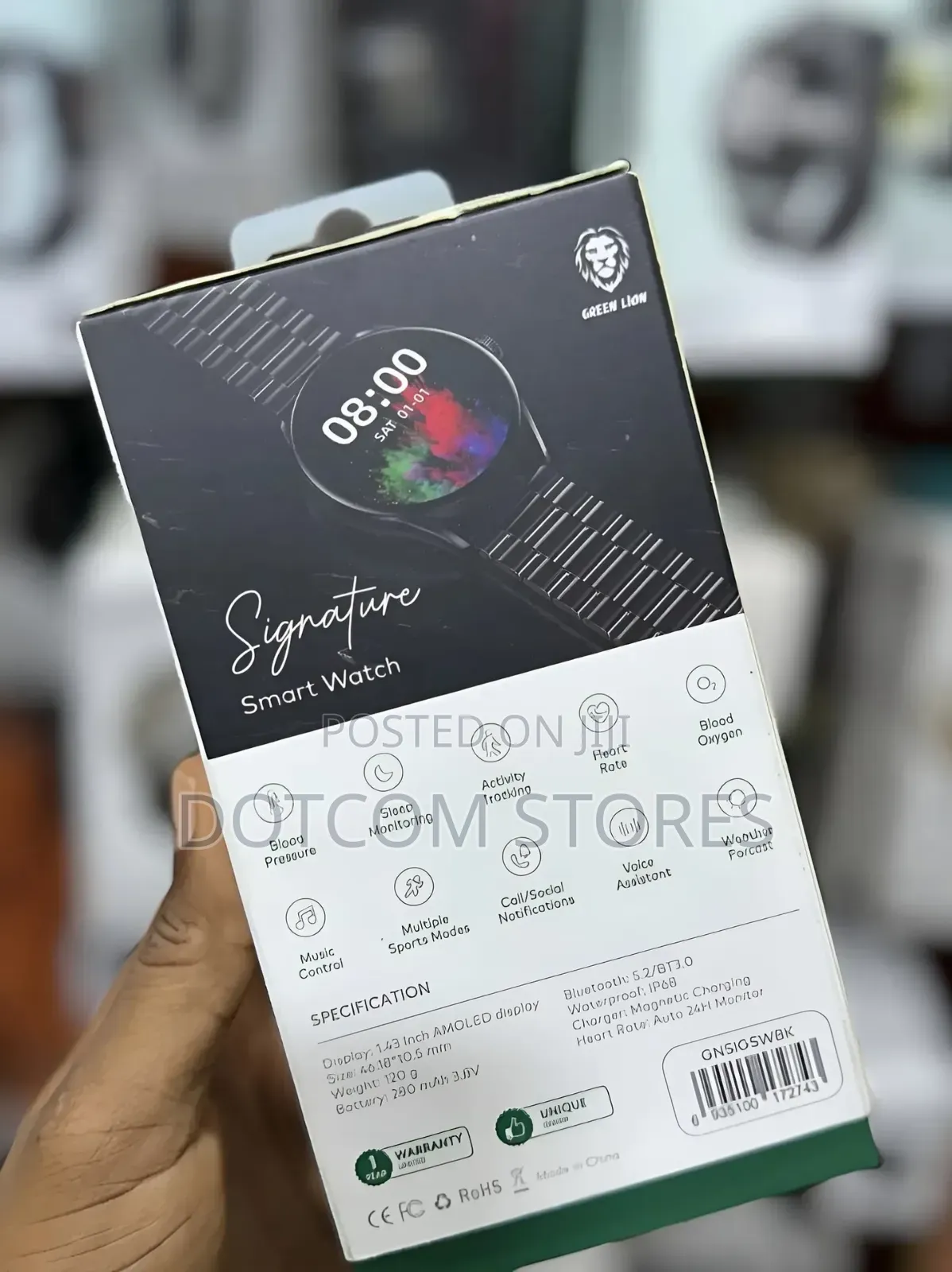 Green Lion Signature Super Amoled Smart Watch