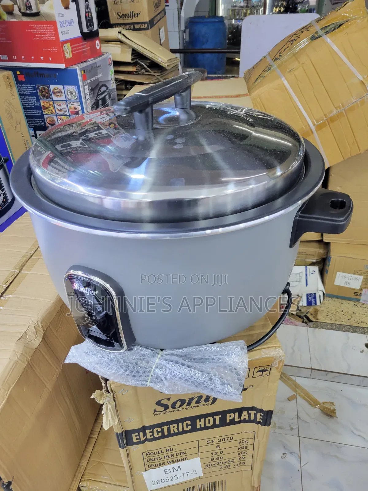 (23L) Sonifer Automatic Electric Commercial Rice Cooker (10kgs)