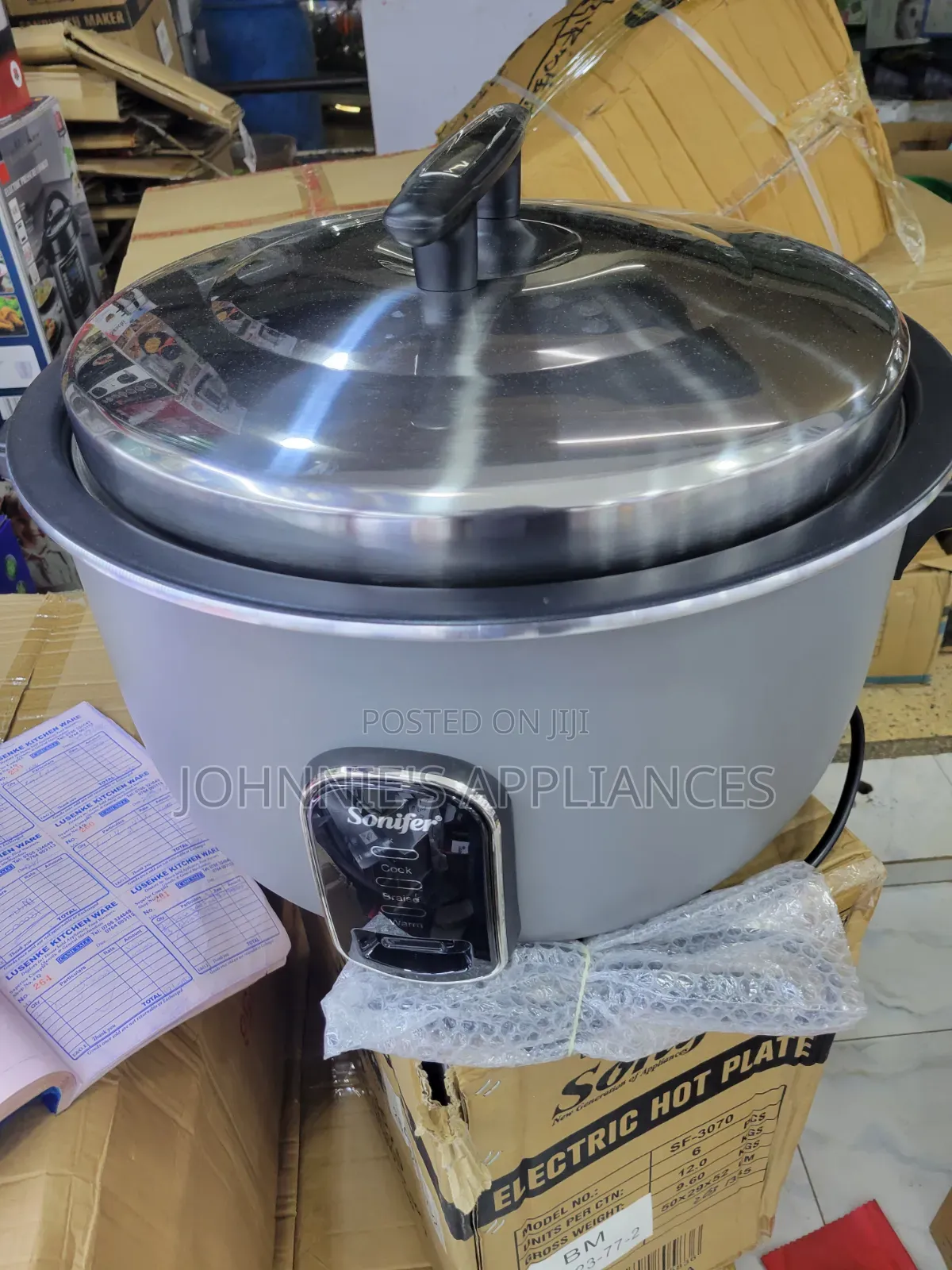 (23L) Sonifer Automatic Electric Commercial Rice Cooker (10kgs)