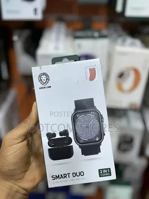 2 Green Lion in 1 Smart Watch Duo Ultra +TWS Pro 2 Combo