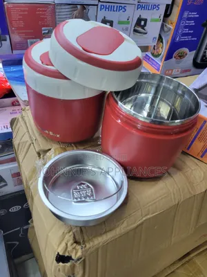 (2in1) 1.2L Insulated Potable Lunch Box / Food Flask