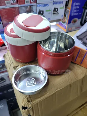 (2in1) 1.2L Insulated Potable Lunch Box / Food Flask