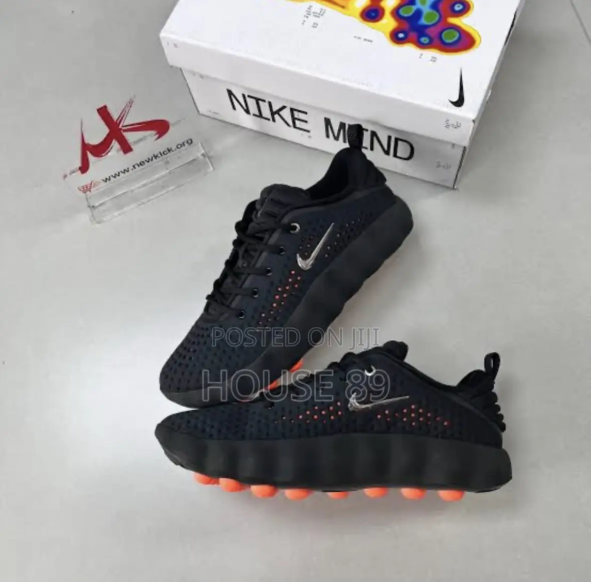 Nike Mind 002 "Black Hyper Crimson" Sneakers