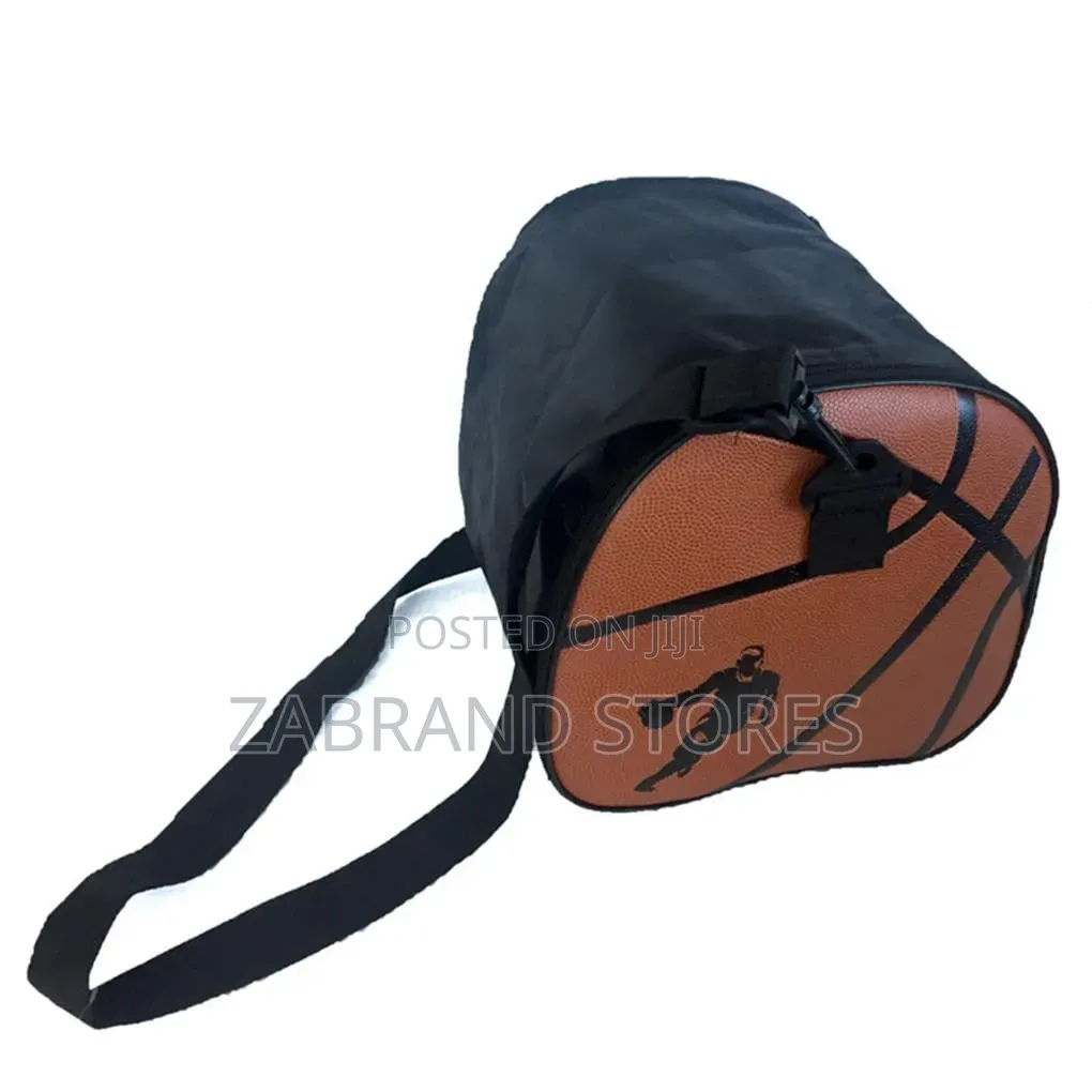 Round PU Leather Basketball Bag