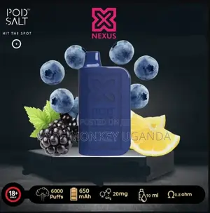 Pod Salt Nexus 6000 Puffs Blueberry Blackberry Lemonade 20mg