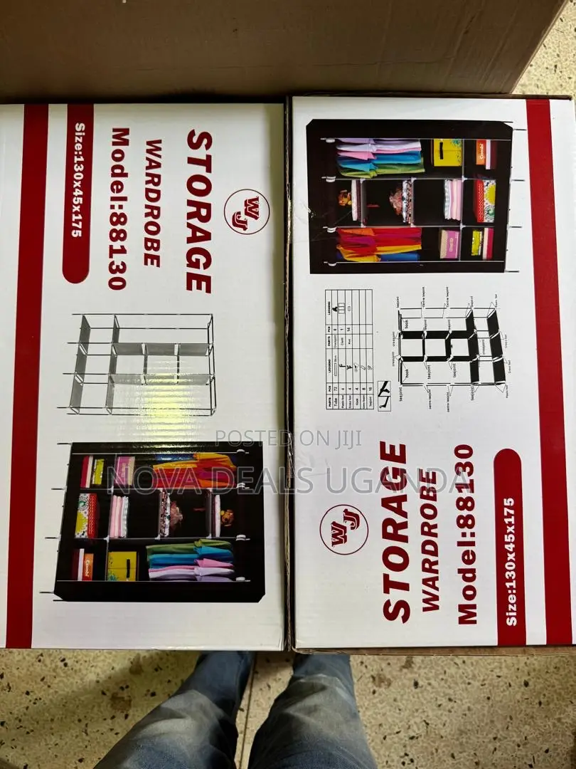 Portable Leather Storage Wardrobe