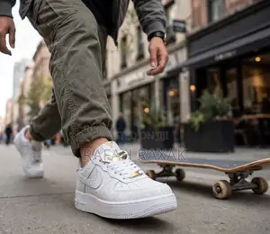Original Nike Air Force 1 Low Kobe Bryant “Forever White” Sneakers