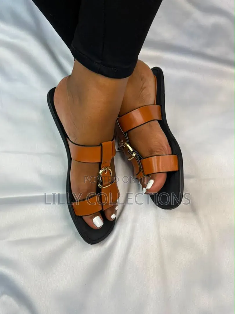 Large Flat Sandals
