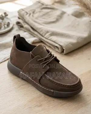 Men’s Classic Coffee Brown CAT Moc-Toe Casual Shoe