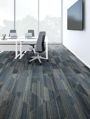 Perch PVC Wollen Carpet Tiles for Executive Offices
