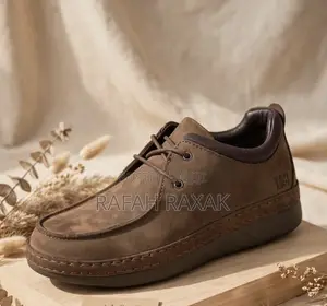 Original Dark Tan Caterpillar Casual Moccasin-Toe Chukka Low Shoes
