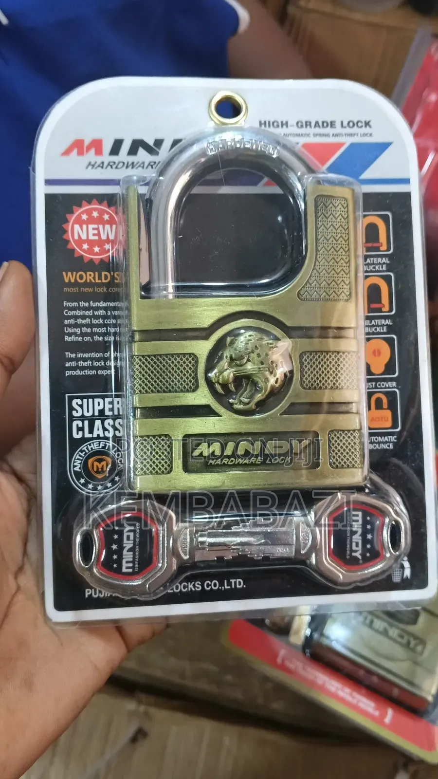 Mindy Hardware High-Grade, Anti-Theft Padlock
