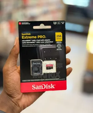 256GB SanDisk Extreme Pro Memory Card