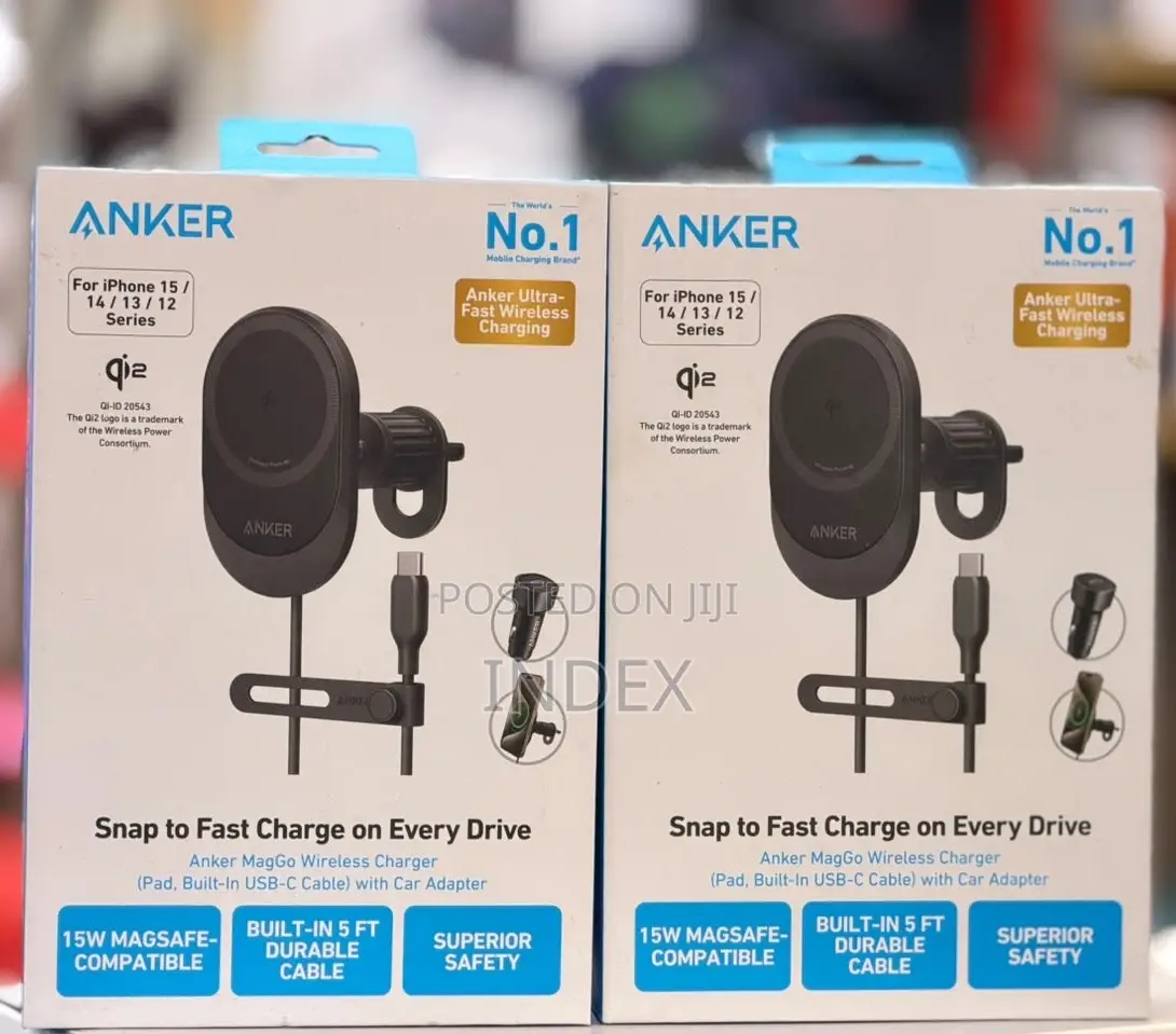 Anker Magsafe Wireless Car Charger, MagGo Fast 15W Car Charger