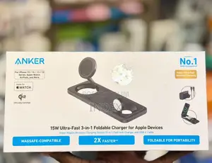 Anker Foldable 3in1 Magsafe Wireles Charging Station Wit USB C Charger