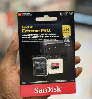 SanDisk 256GB Extreme Pro SDXC UHS-I Memory Card 200Mbps - C10, U3