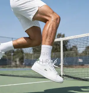 Original Triple White Lacoste Court Master Tennis Sneakers