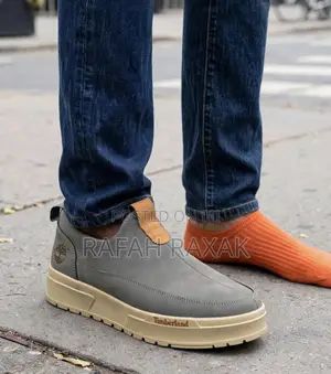 Men’s Classic Grey Timberland Casual “Union Wharf” Slip-on Sneakers