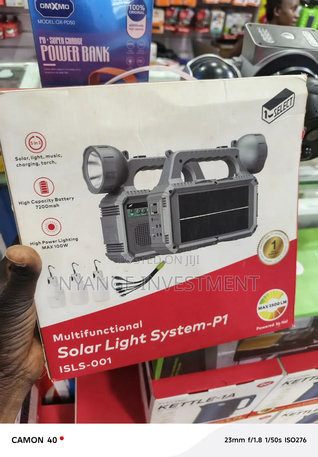 Itel Multifunctional Solar Light System, Model ISLS-001,