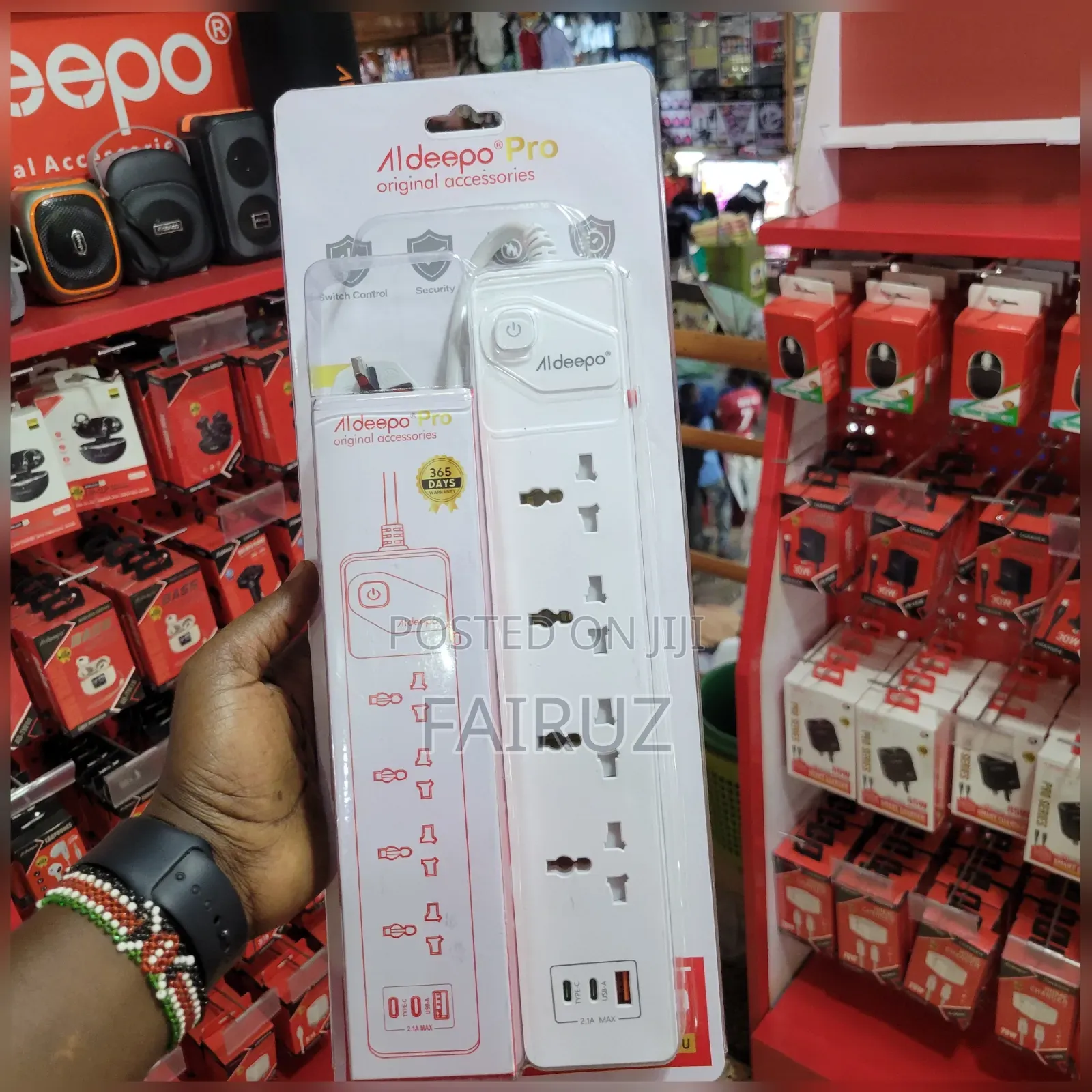 4-Ways and DP Protection Power Surge Extension