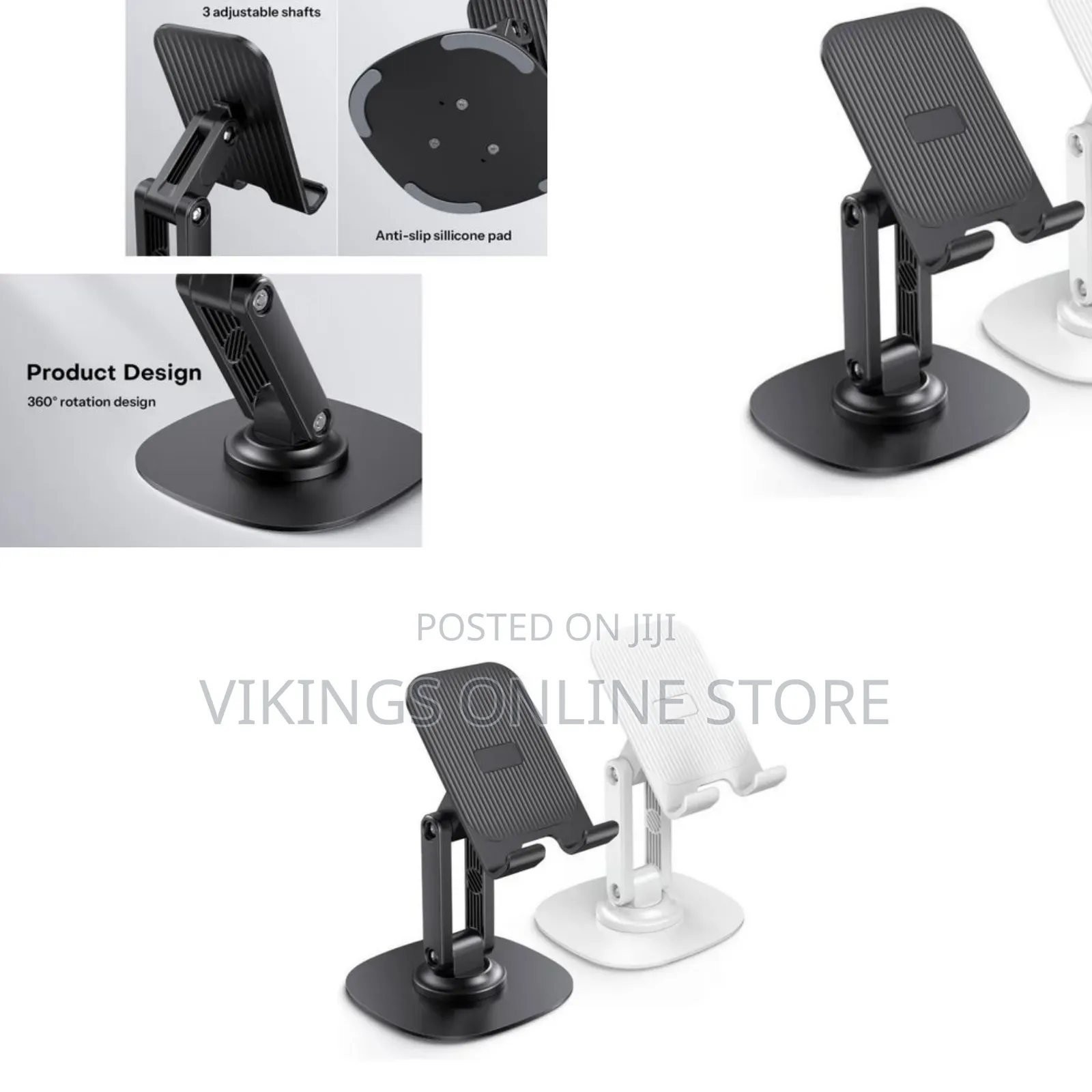 1 Piece of 360° Rotating Foldable Phone Stand for Desk - Mobile Phone