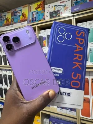 New Tecno Spark 50 128 GB Purple