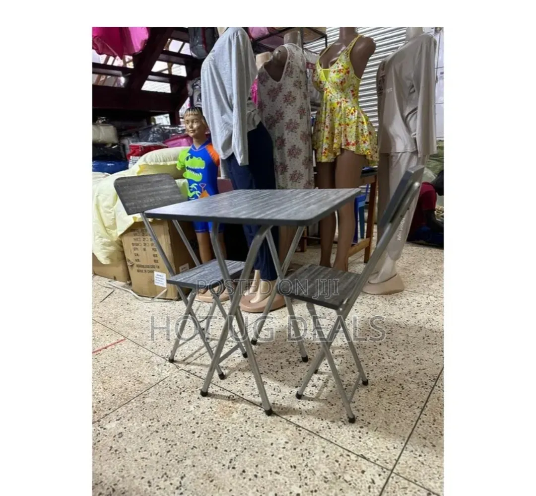 3-Piece Foldable Table and Chairs Set