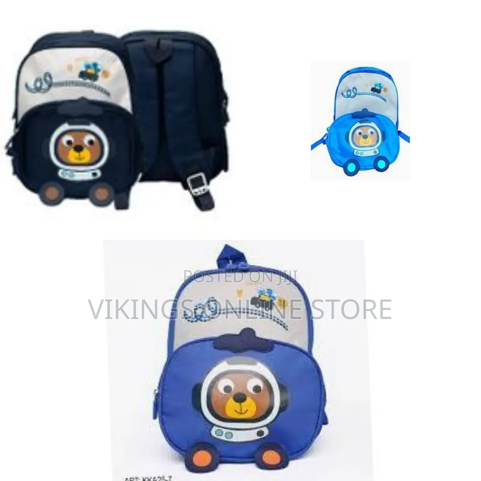 Polyester Cute Astronaut Bear Design Backpack Preschool or Nursery