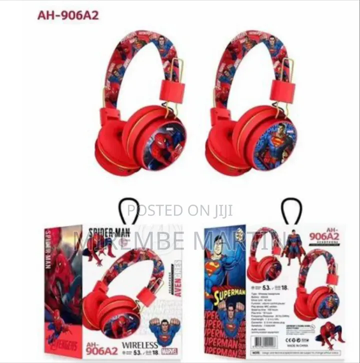 1 Piece of Bluetooth Headphones Marvel Spider Man Wireless