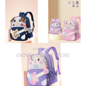 Cute High-End Nylon Cartoon Backpack, and Fashionable School Bag