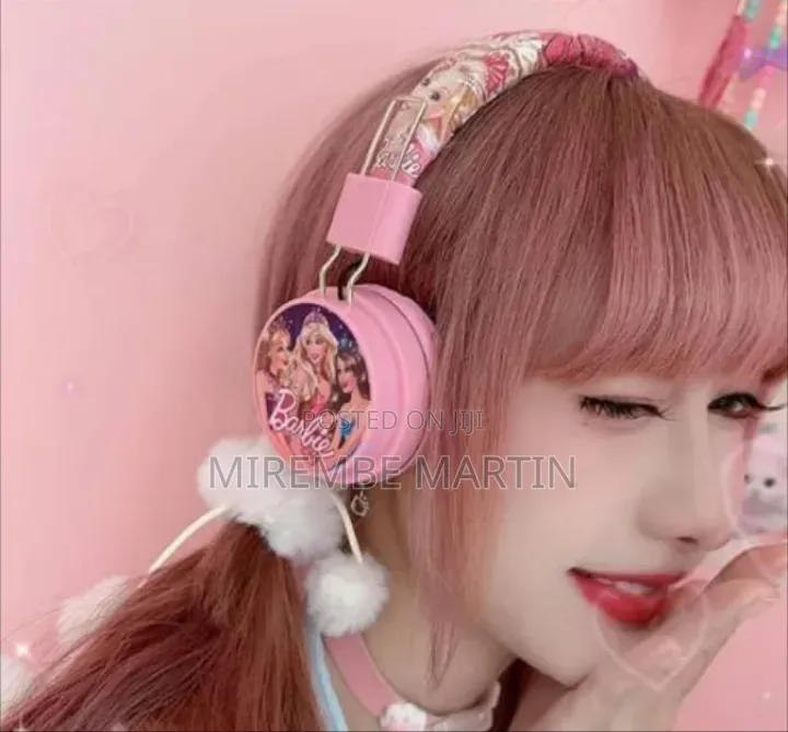 1 Piece of Bluetooth Headphones Marvel Barbie Wireless Headphones