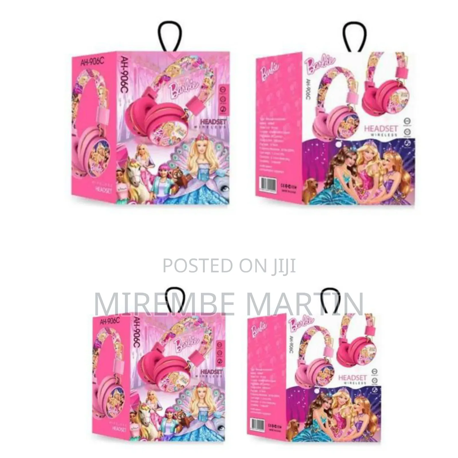 1 Piece of Bluetooth Headphones Marvel Barbie Wireless Headphones