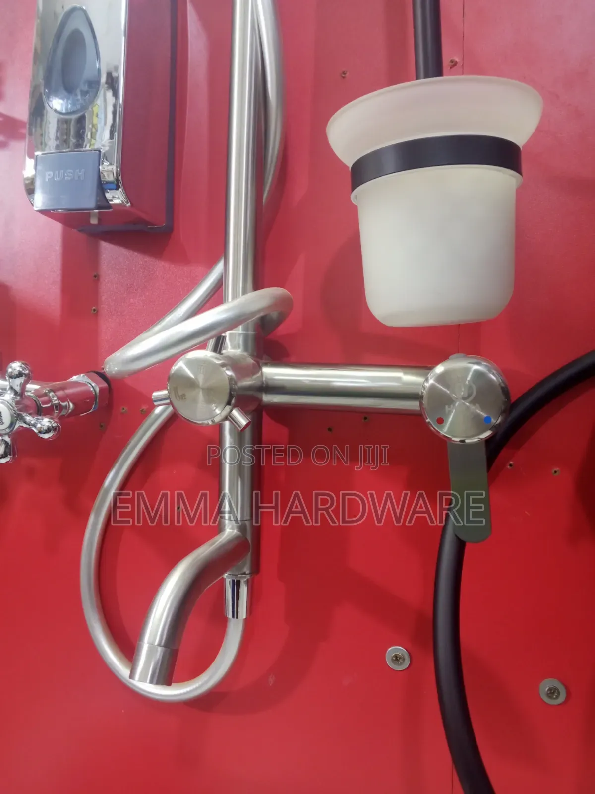 Shower Mixer (Full Sets) Black or Silver Good Quality (All Types)