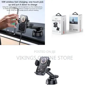Yesido C307 360 Rotation Electric Locking 15W Wireless Fast Charging