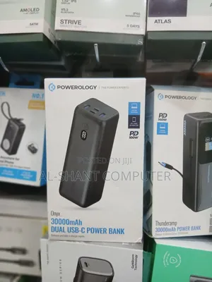 Powerology Onyx 30000mAh Powerbank