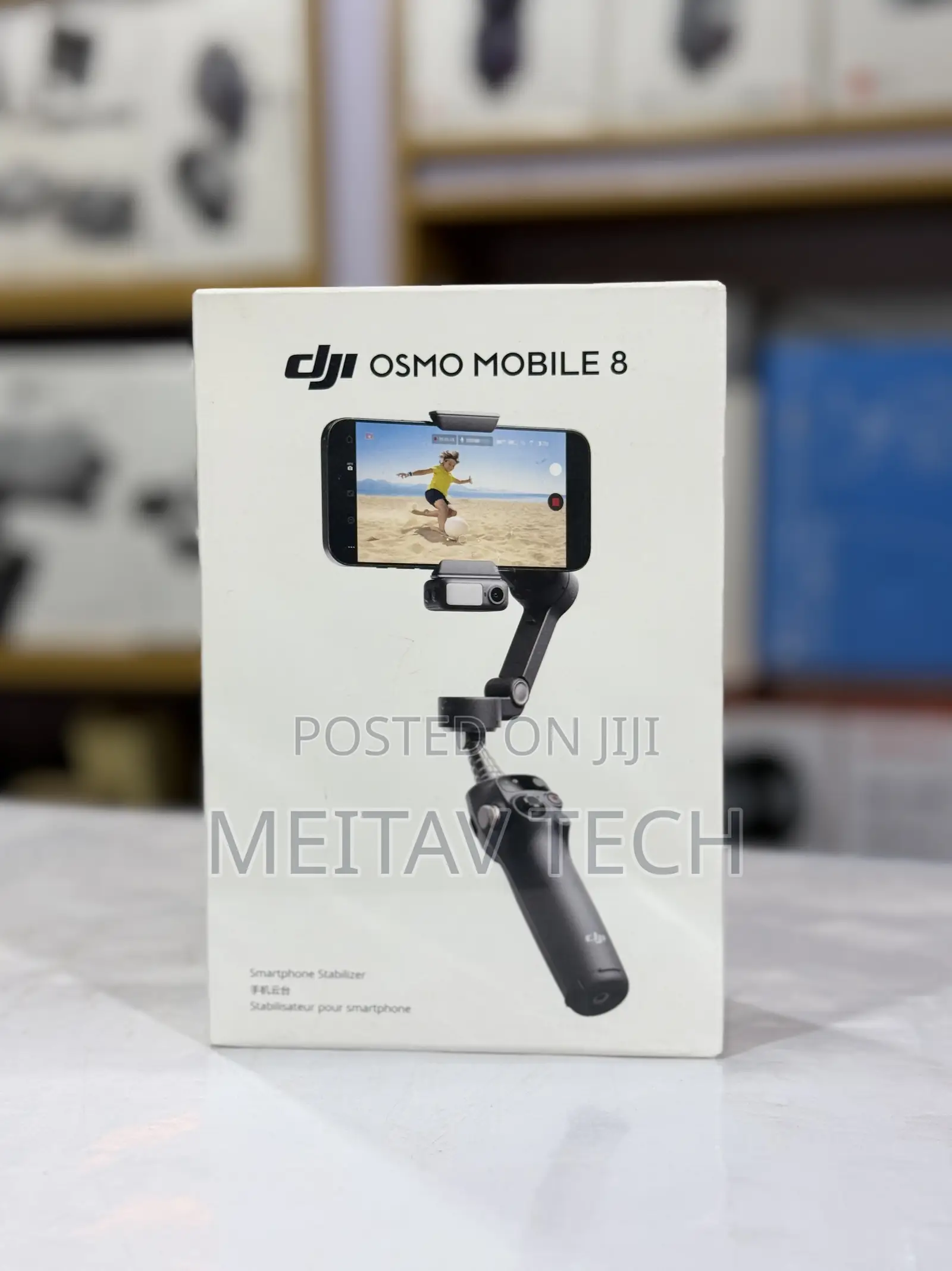 DJI Osmo Mobile 8, a 3-Axis Smartphone Stabilizer