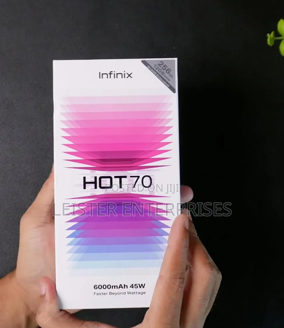 New Infinix Hot 70 256 GB Pink